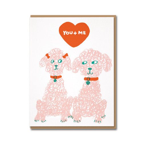 Carte - You and me poodles - Egg press — Egg Press , Lyon