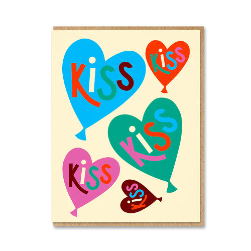 Carte - Floating kisses - Flip & Lu