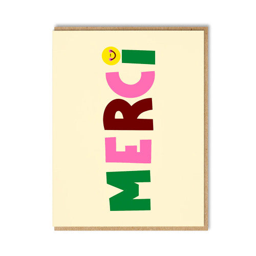 Carte - Merci smile - Flip & Lu — 1973 , Lyon