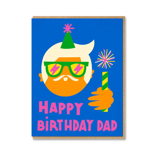 Carte - Happy birthday dad - Flip & Lu