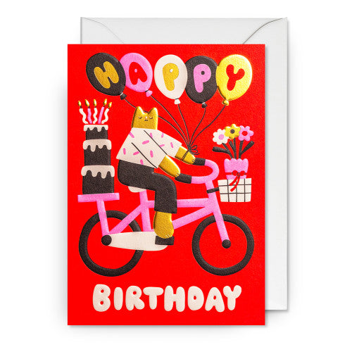 Carte - Happy birthday cat - Judit Zengovani