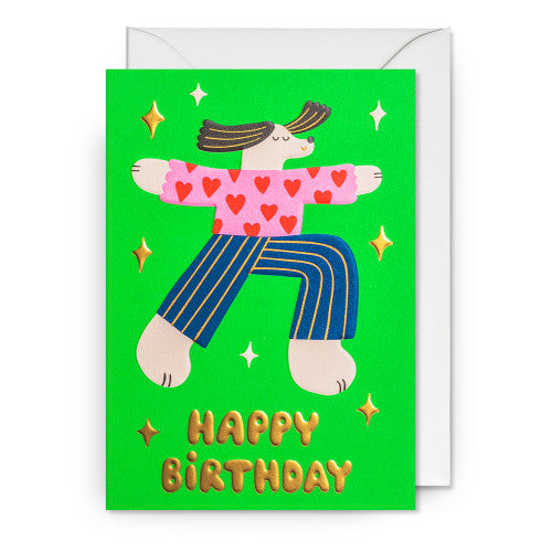 Carte - Happy birthday yoga dog - Judit Zengovani