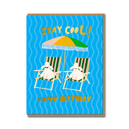 Carte - Cool cool poodles - Carolyn Suzuki