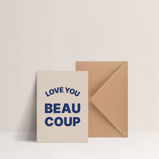 Carte Love you beaucoup