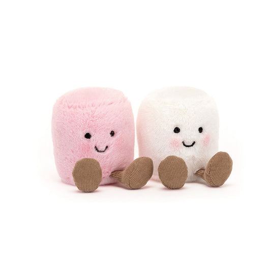 Peluche Amuseables Pink and White Marshmallows