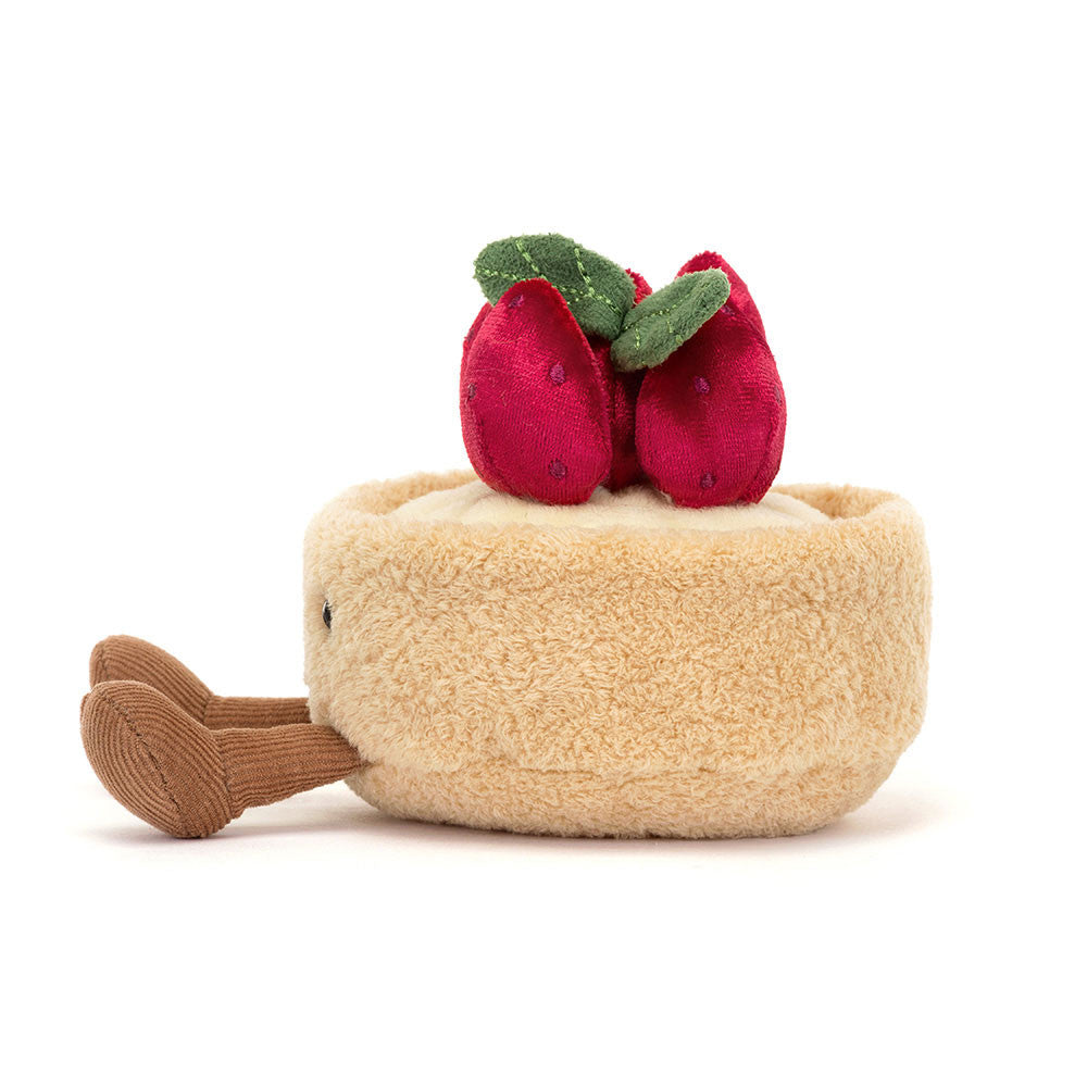 Peluche amuseables Fleurette Tarte aux fraises