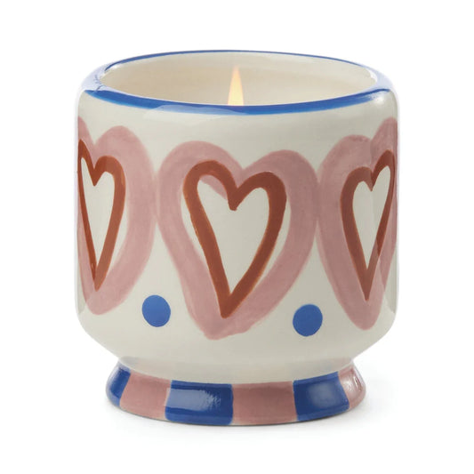 Bougie A dopo - Hearts - Rosewood vanilla