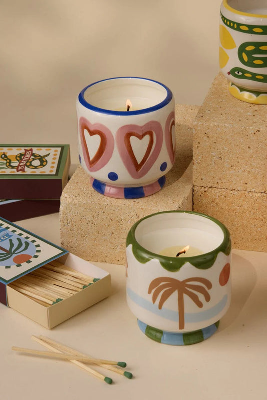 Bougie A dopo - Hearts - Rosewood vanilla