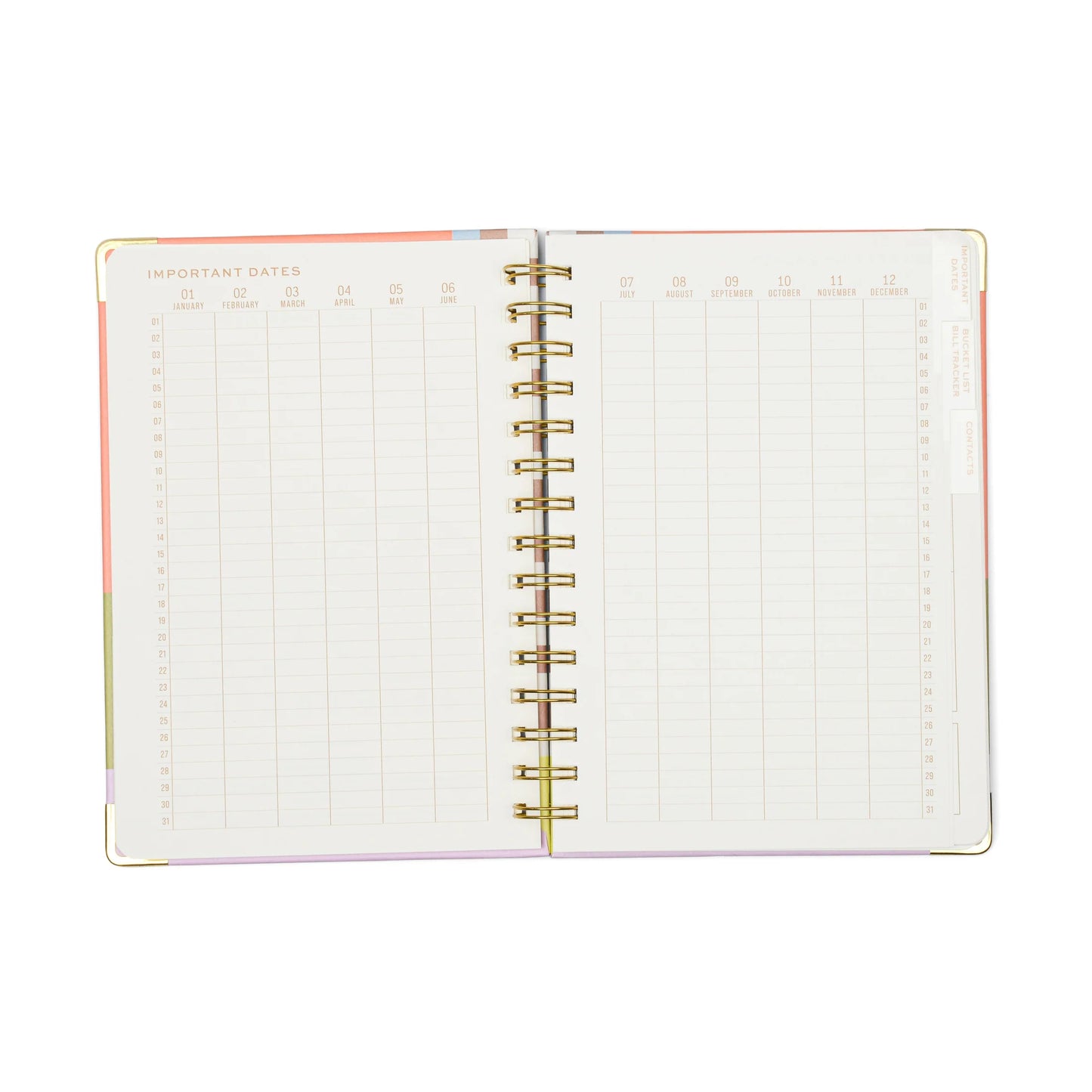 Planner perpétuel 13 mois - Geo checks