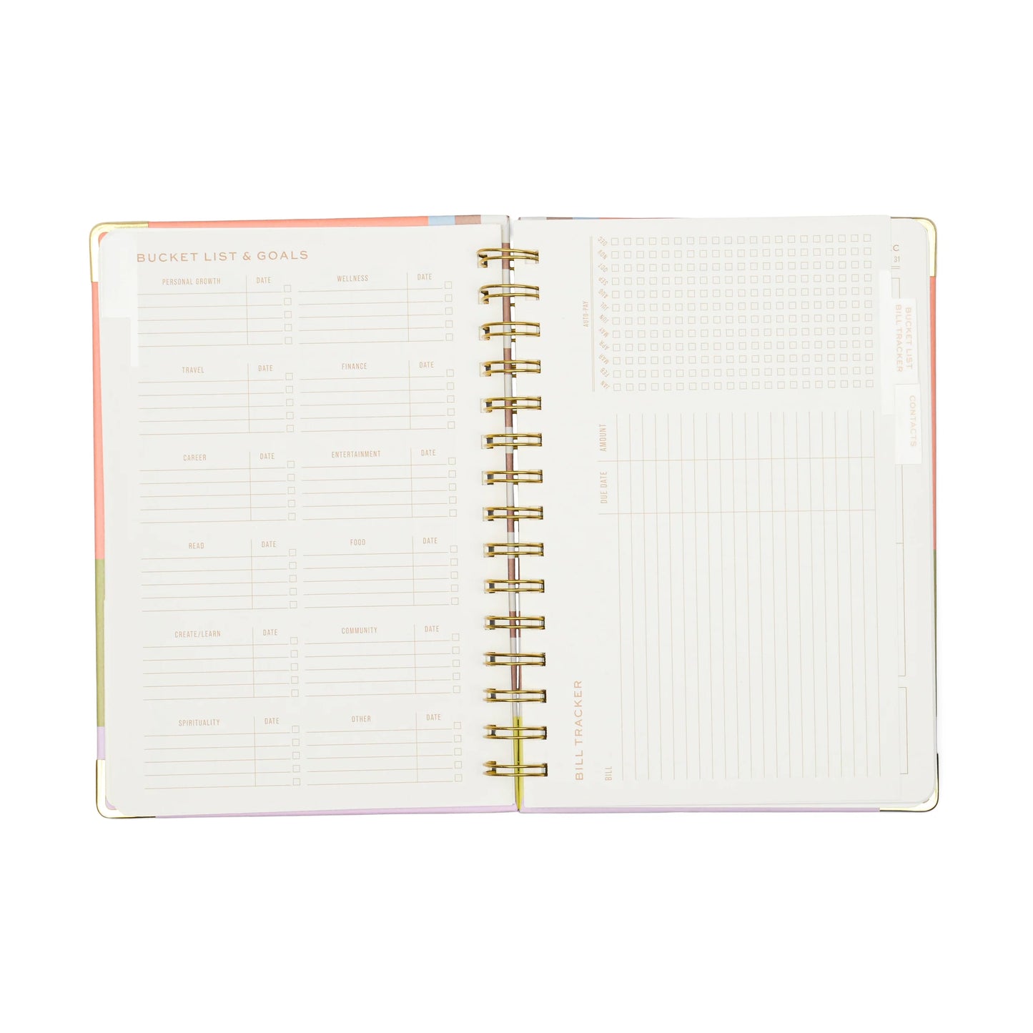 Planner perpétuel 13 mois - Geo checks