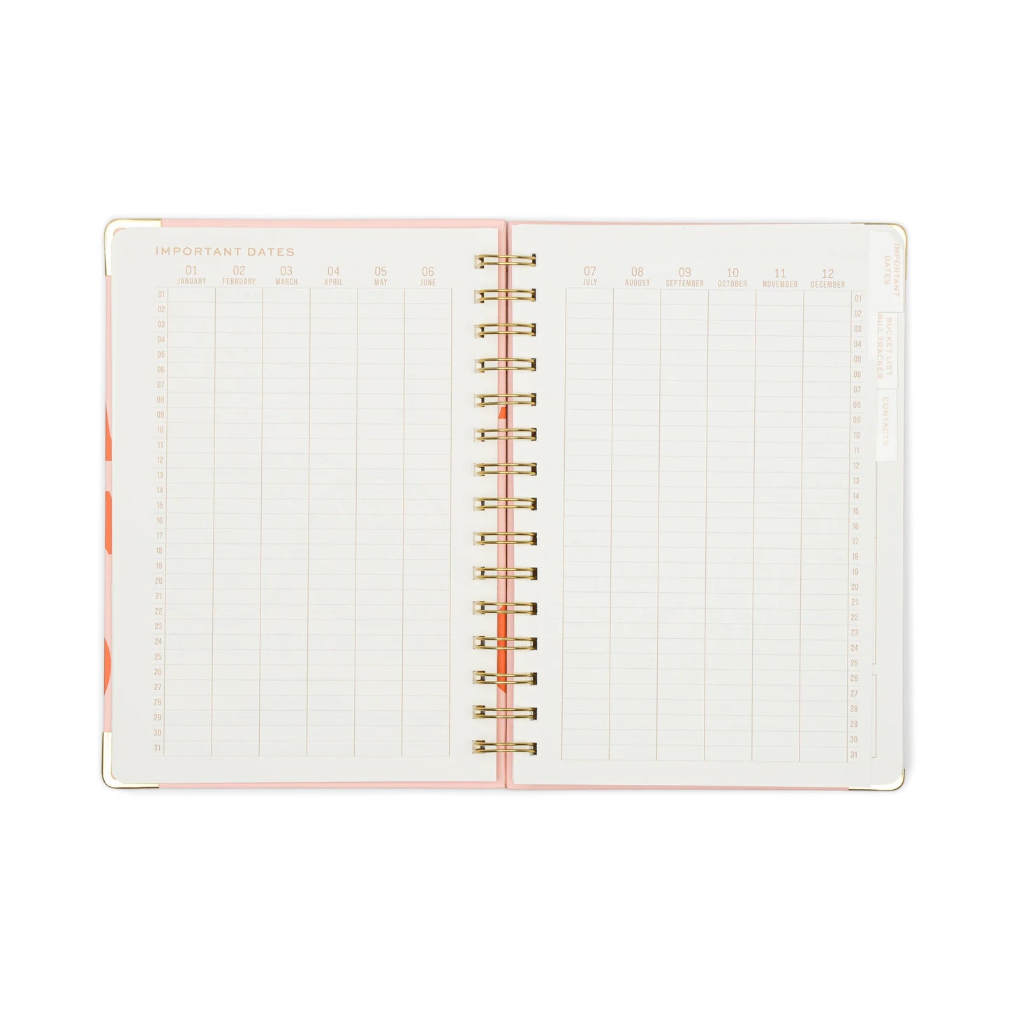 Planner perpétuel 13 mois - Plans — Designworks , Lyon