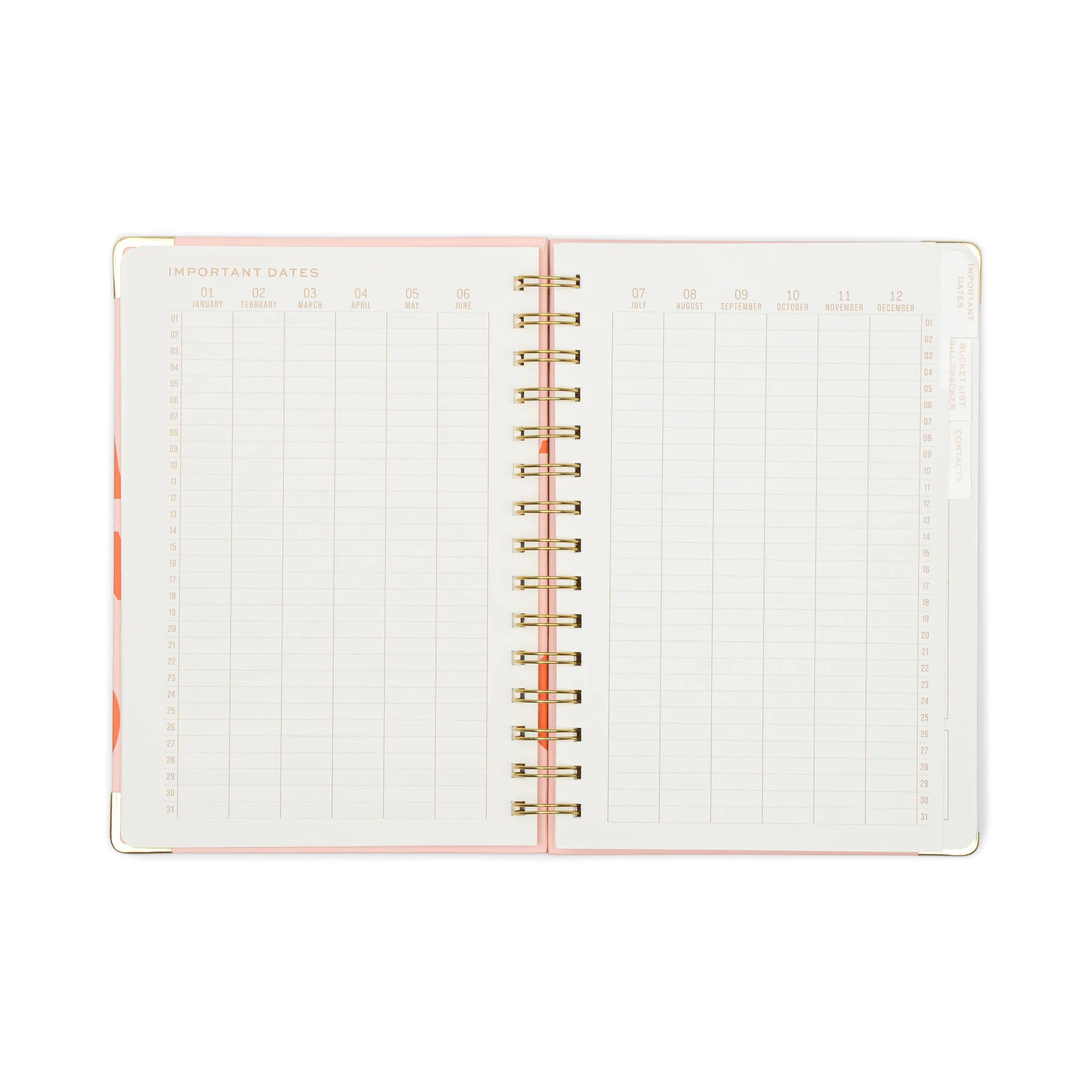 Planner perpétuel 13 mois - Plans — Designworks , Lyon