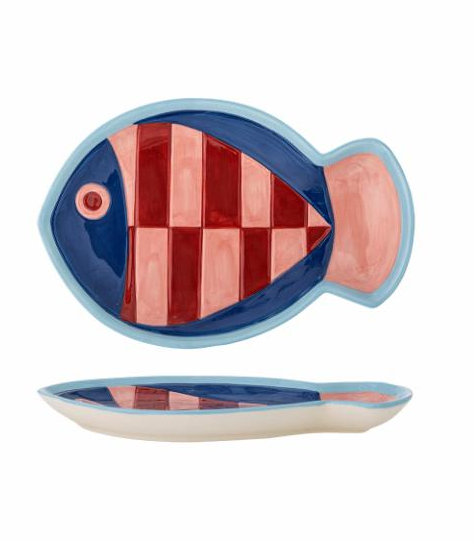 Assiette Willy - poisson rose