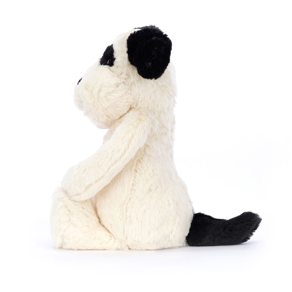 Peluche Bashful Rafferty black & cream puppy