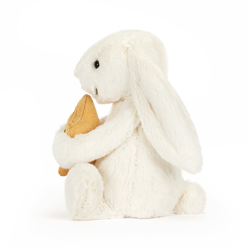 Peluche Cream Bunny with star — Jellycat , Lyon