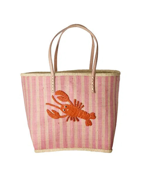 Panier Lobster - Rayé rose — Rice , Lyon