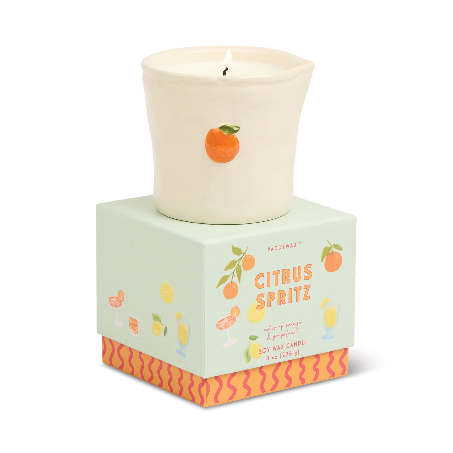 Bougie Bistro céramique - Citrus spritz — Paddywax , Lyon