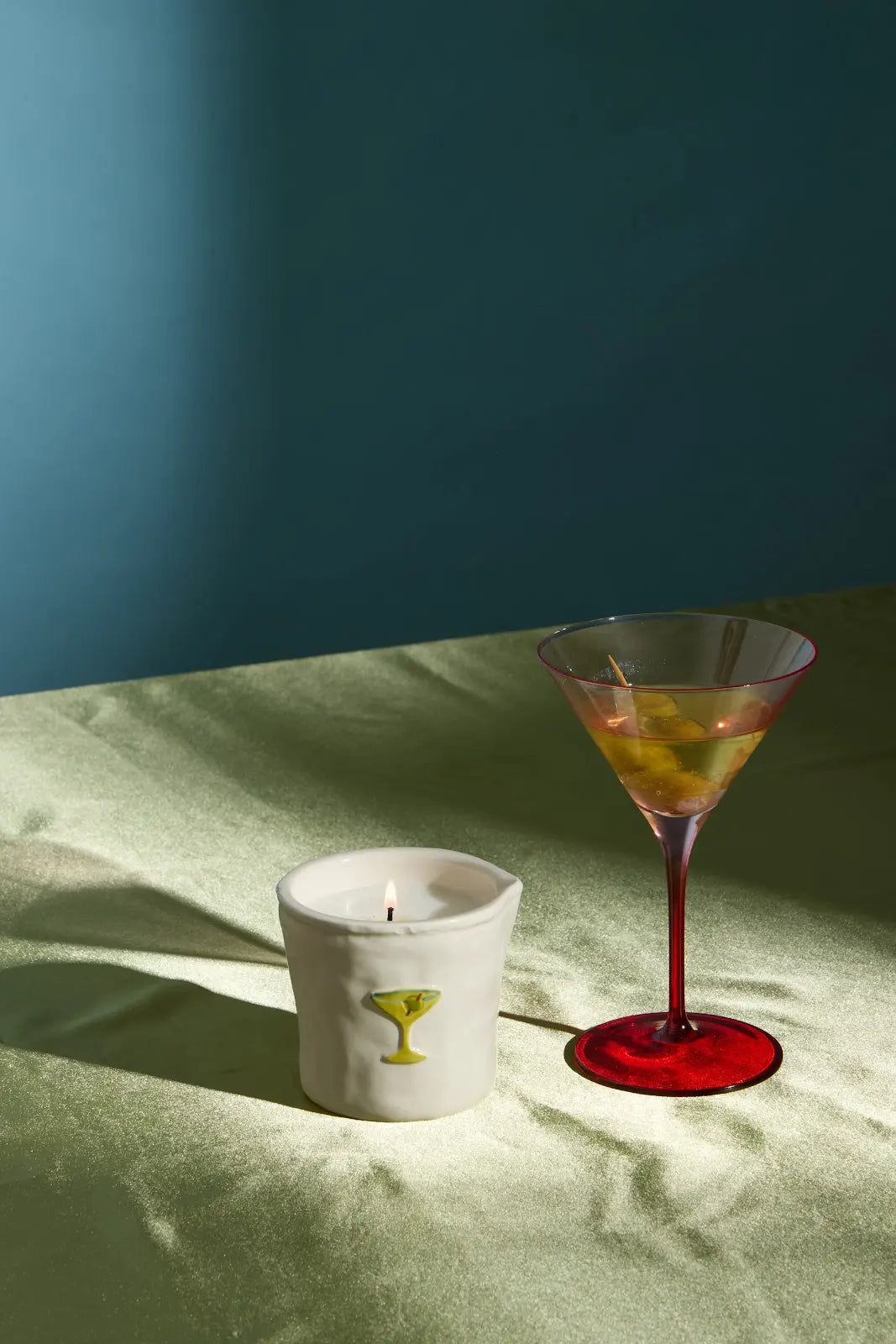 Bougie Bistro céramique - Martini