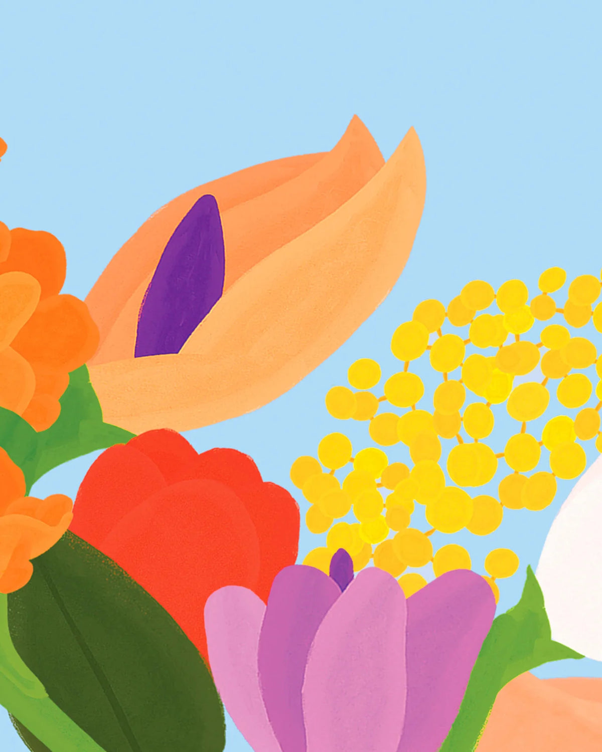 Éventail Fleurs - Bloom