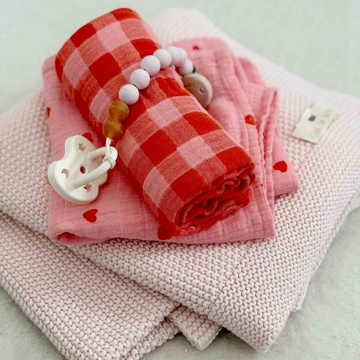 Lange Bianca - Vichy red/pink