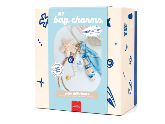 Kit crochet pour débutant - Bag Charms - Vitamine sea