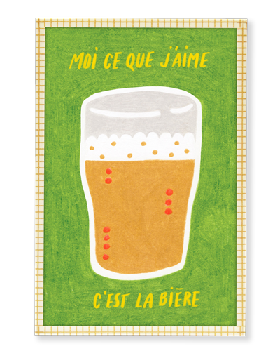 Cadre A6 - Bière