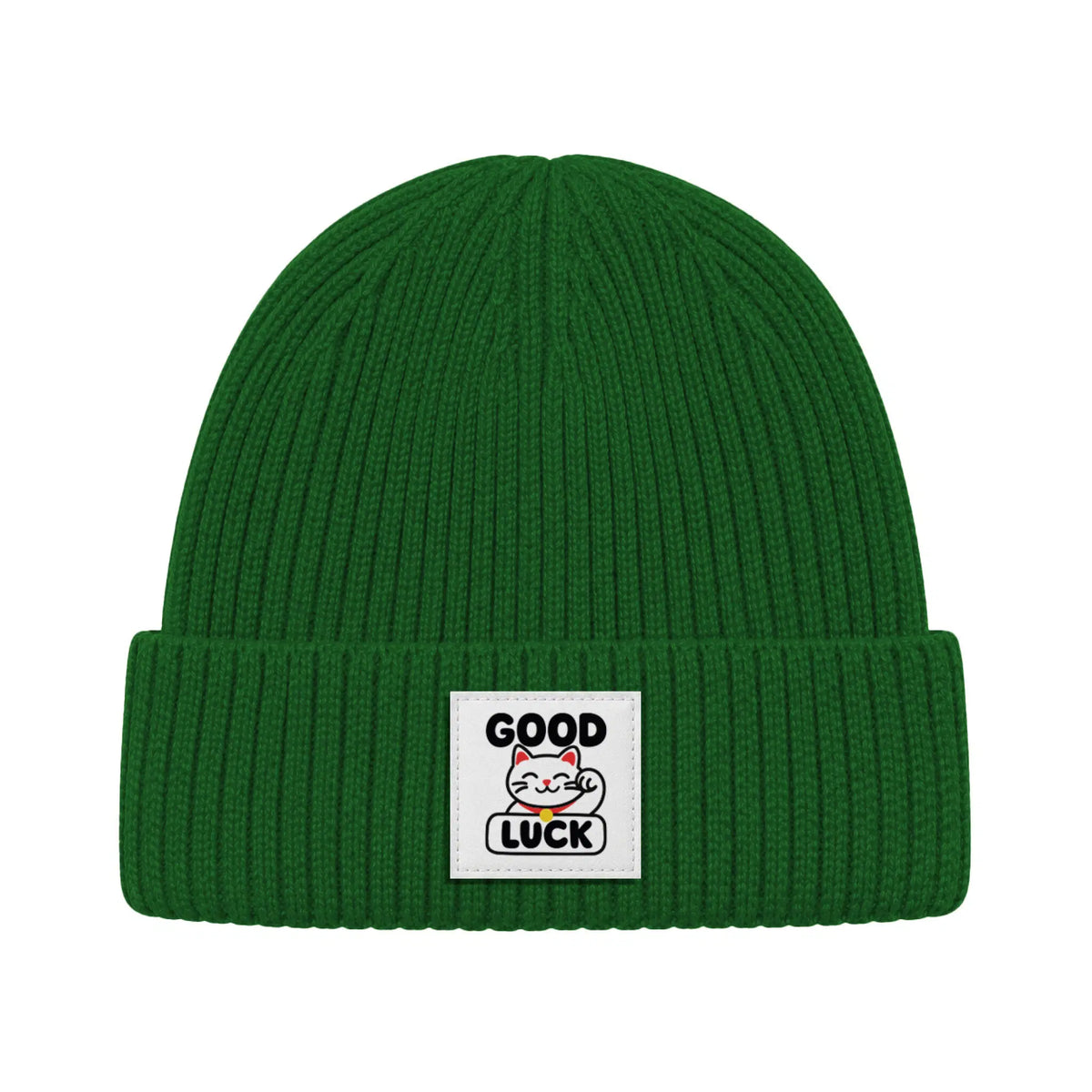 Bonnet vert Good luck