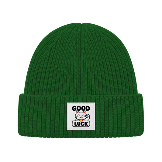 Bonnet vert Good luck