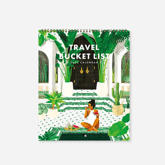 Calendrier 2026 Travel bucket list