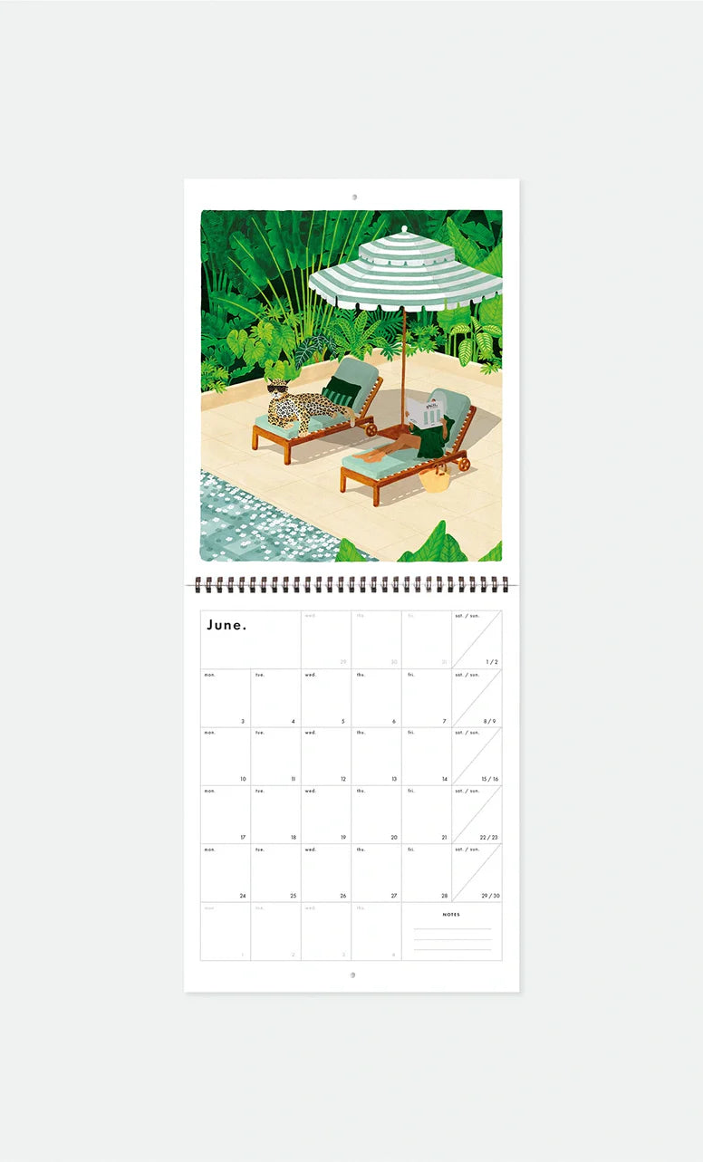 Calendrier 2026 Travel clichés