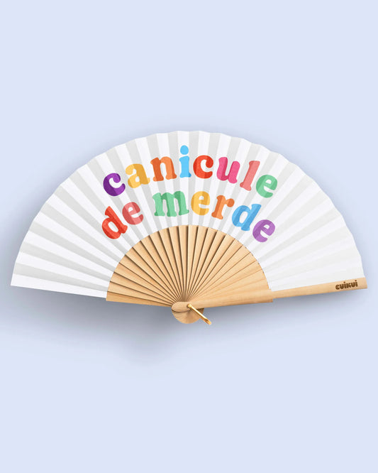 Éventail Canicule de merde