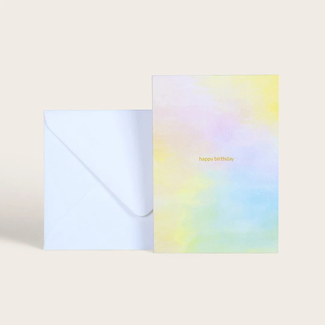 Carte Brume "Happy birthday"