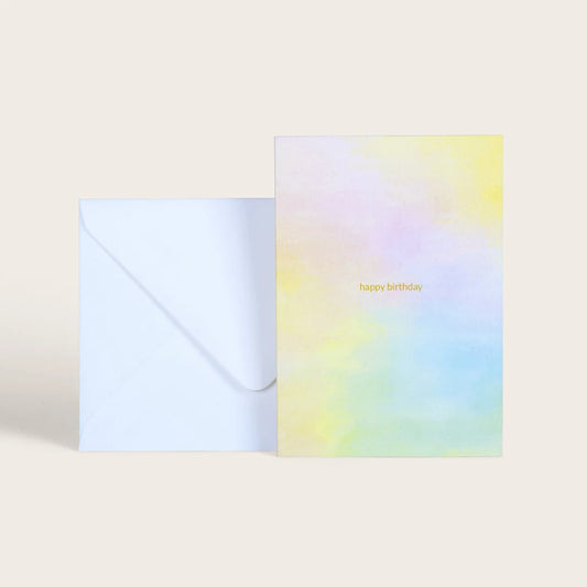 Carte Brume "Happy birthday"