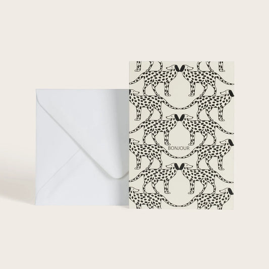 Carte Dalmatien "Bonjour"