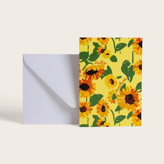 Carte Plein été "Hello sunshine"