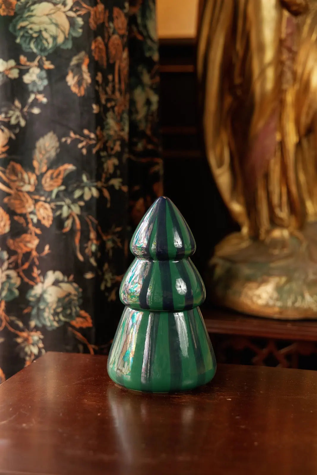 Bougie Cabana christmas tree green/navy - Balsam fir