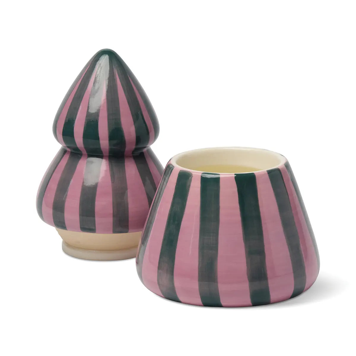 Bougie Cabana christmas tree pink/green - Cinnamon & clove