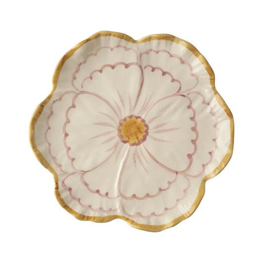 Assiette Fleur - Rose — Rice , Lyon