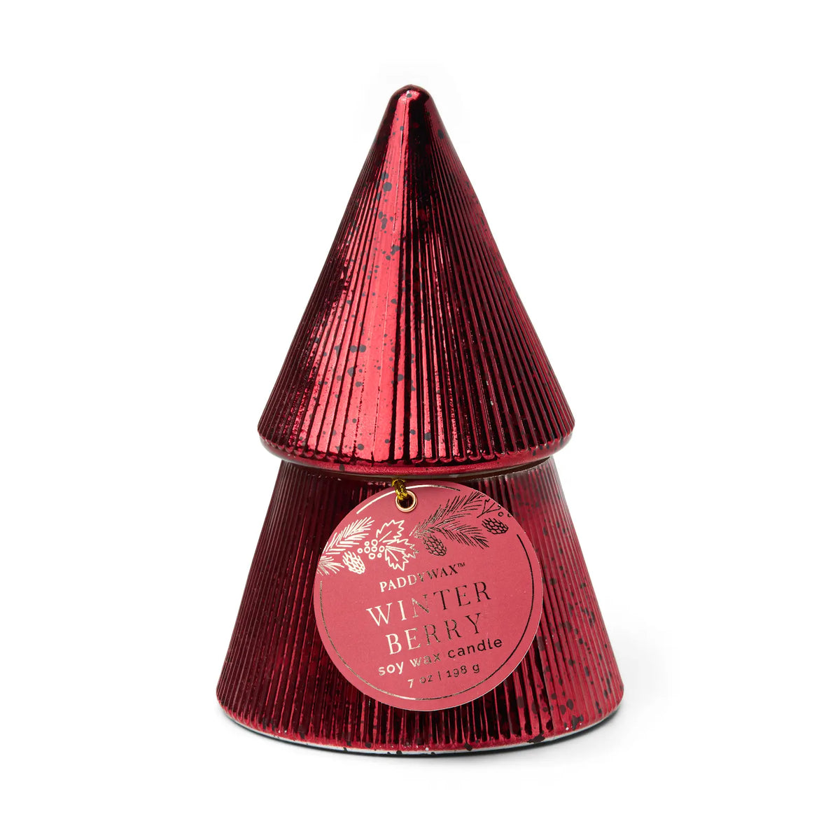 Bougie Christmas red tree -  Winter berry