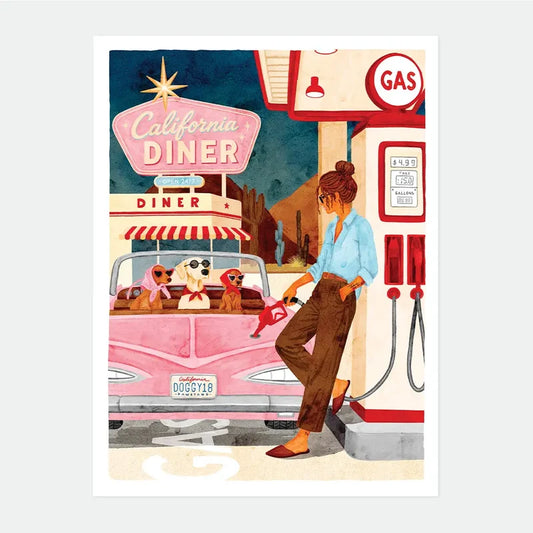 Affiche medium - California diner