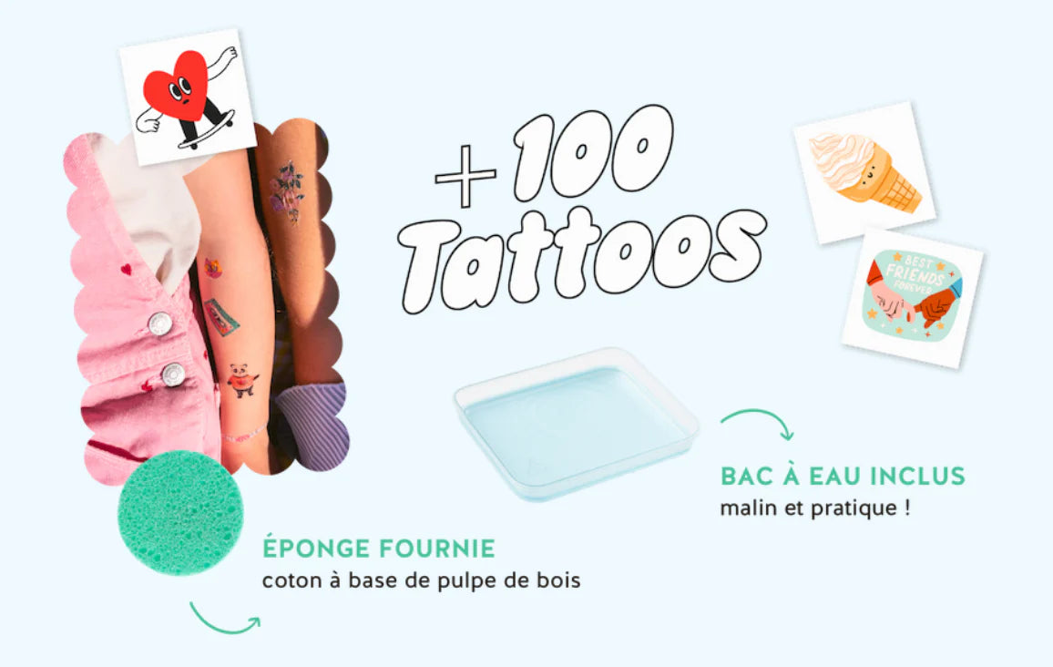 100 tattoos - Party box
