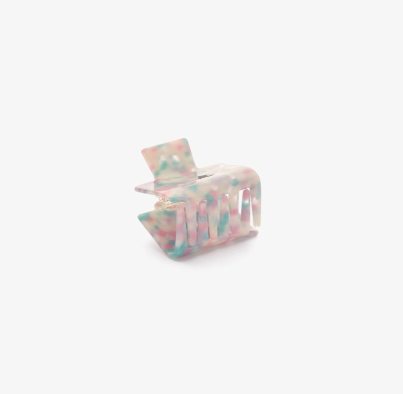 Pince Holly - Rose et bleu