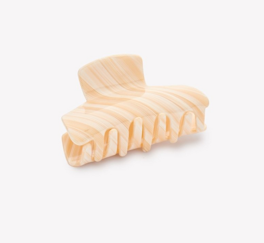 Pince Megan - Blanc/beige