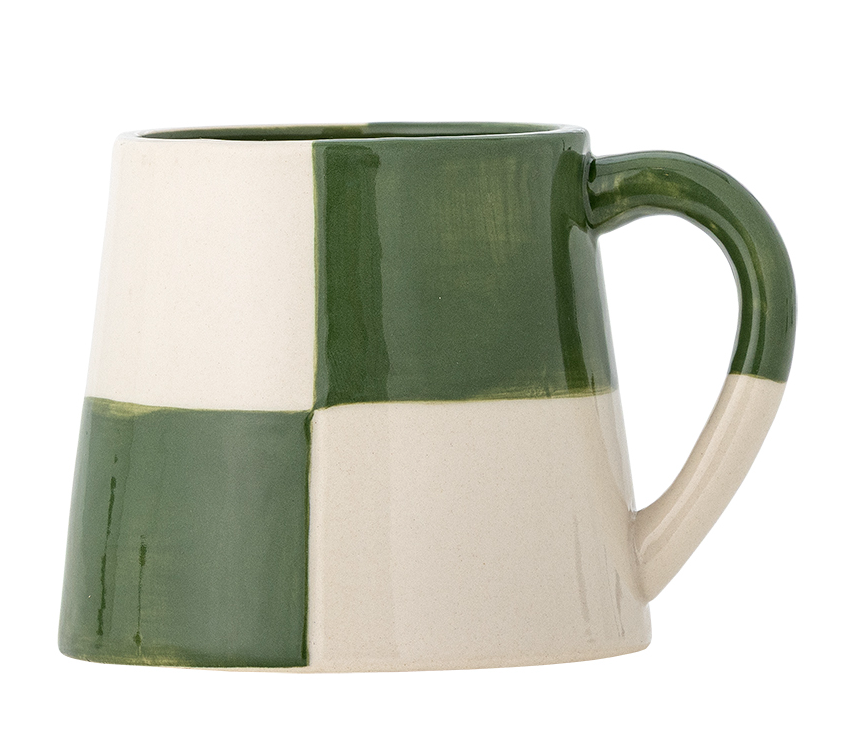 Mug Floki vert - carreaux