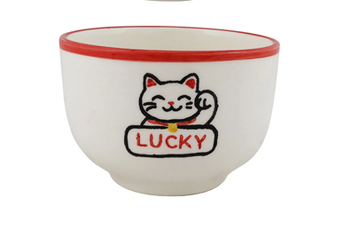 Bol Lucky cat - Rouge