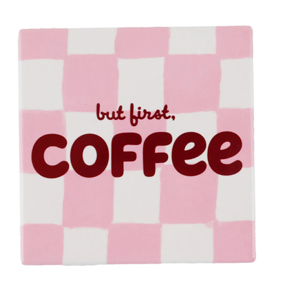 Dessous de verre Barista - But first coffee