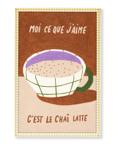 Cadre A6 - Chaï latte