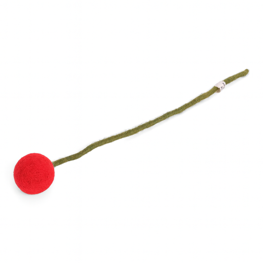 Fleur rouge vif - 3 cm — En Gry & Sif , Lyon