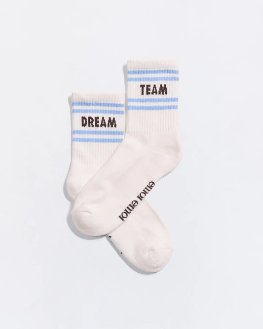 Chaussettes Dream team - Bleu ciel - Taille 42/46