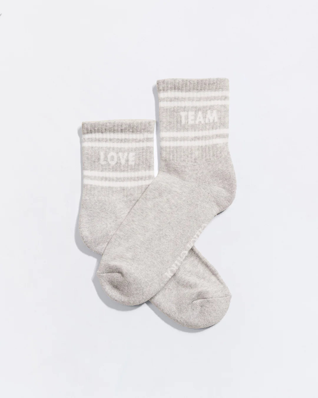Chaussettes Love team - Gris - Taille 36/41